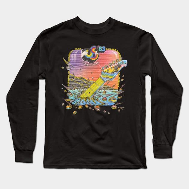 US Festival 1983 Long Sleeve T-Shirt by RetroZest